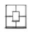 Tolentino 6 Piece Metal Tiered Shelf