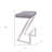 HomeRoots Upholstered Counter Stool with Metal Frame-133242383