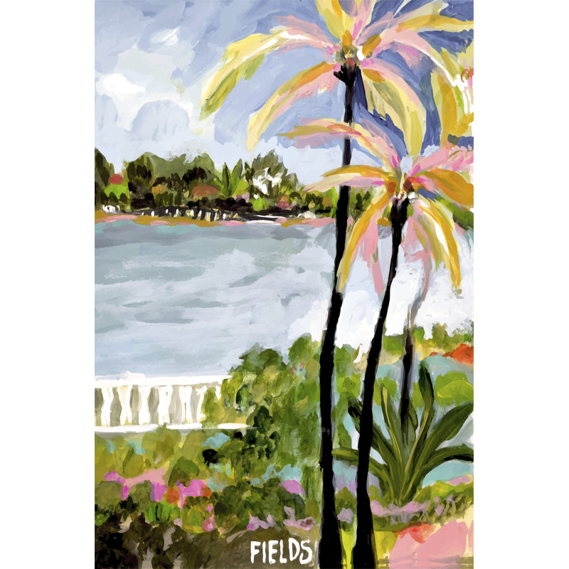 «Agena Palm Landscape IV» par Karen Fields, H 30 po x l 20 po