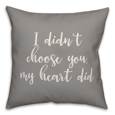  Coussin décoratif «I Don't Don't You You My Heart Did»