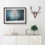 Hare in a Winter Forest - Picture Frame Painting Print-56712045-56712044