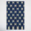 Chiara Hand Tufted Wool Navy Blue/Beige Area Rug-680338383