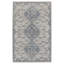 Phoebe Machine WashableOriental Area Rug in Cream/Blue-1936565538