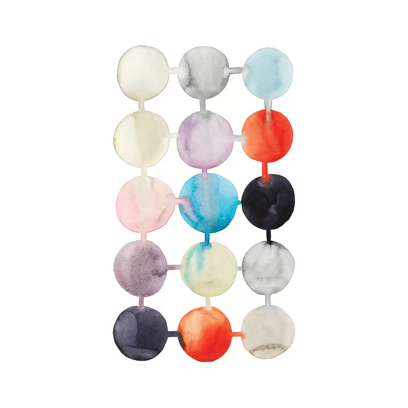 Connect The Dots I by Grace Popp - Wrapped Canvas Painting, 30.48cm H x 20.32cm W x 1.91cm D