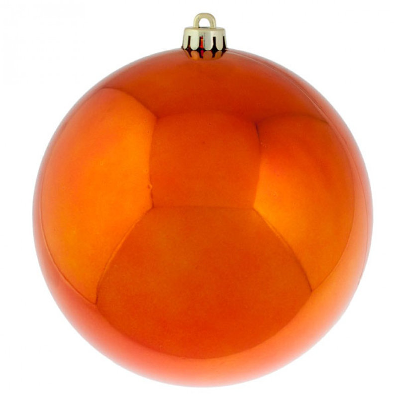 Bauble, Orange, 20cm Diameter