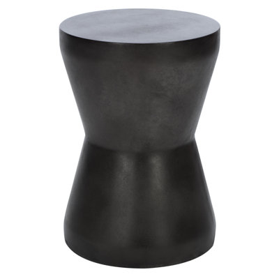 Zenni 12.2'' W Round Concrete Outdoor Side Table 