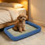 Lit pour animal de compagnie, lit pour animal de compagnie Natural Rush Grass, tapis rafraîchissant pour chien et chat avec base antidérapante et support pour articulations