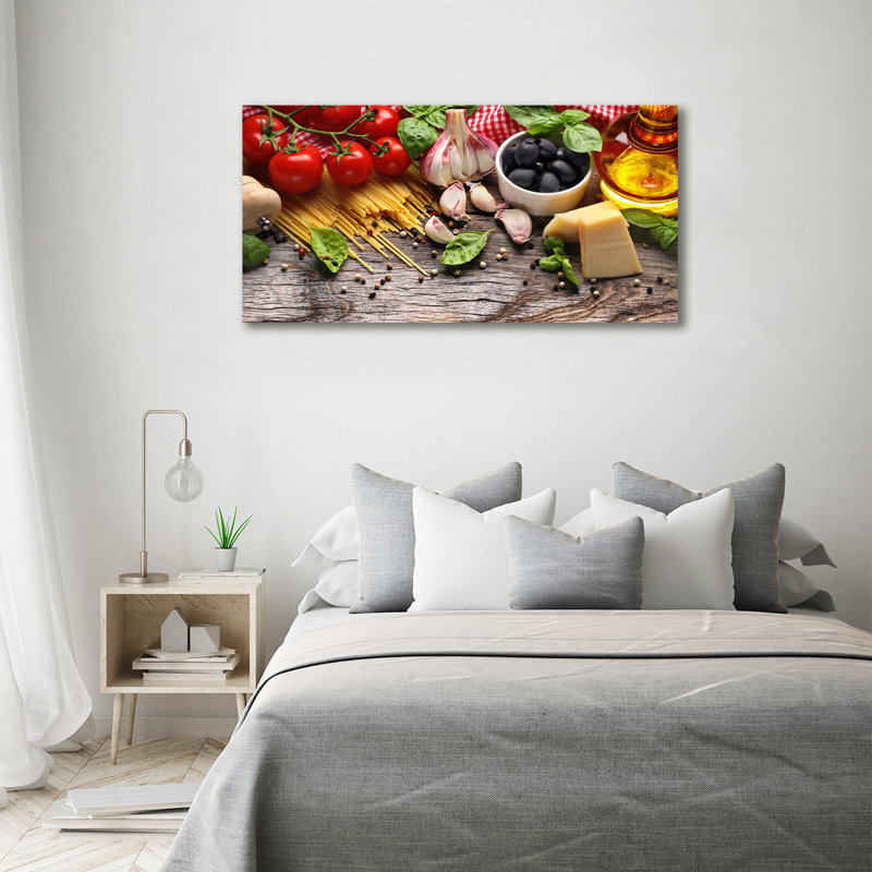 Italian Food - Wrapped Canvas Print