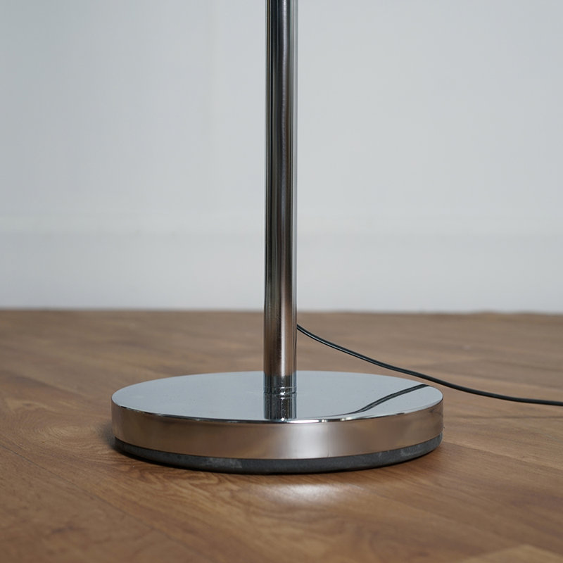 Bekbele 158cm Traditional Floor Lamp, Grey, Yes, Chrome