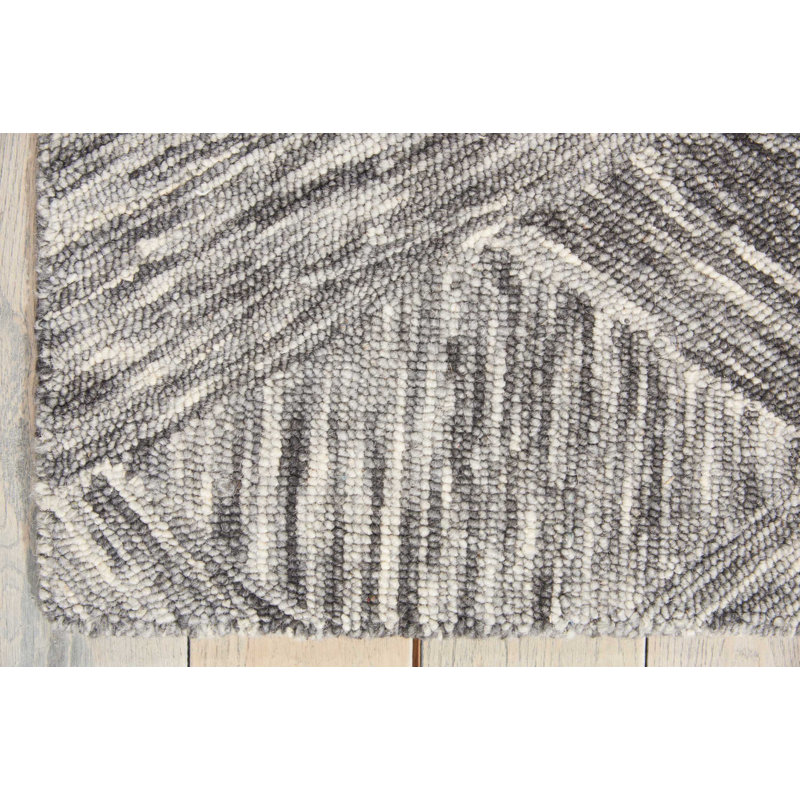 Brote Wool Geometric Indoor Rug, Rectangle 3'9" x 5'9"