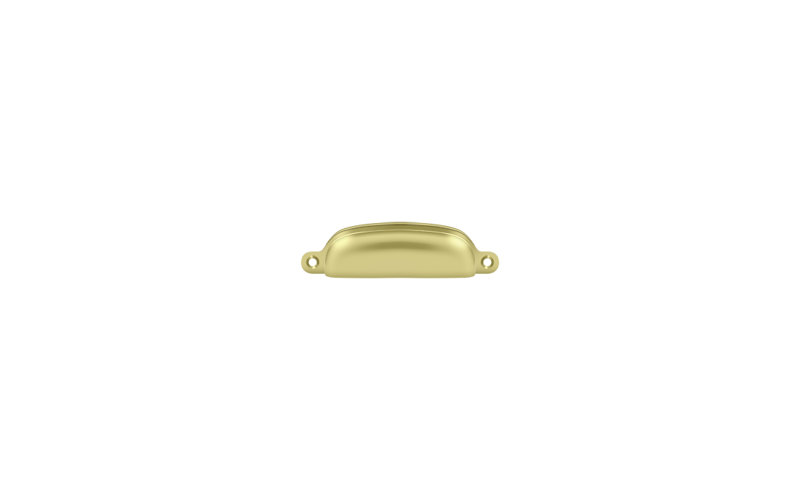 1 Center to Center Bar Pull, Polished Brass