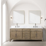 Laurel 80 in W x 22 in D  Double Bath Vanity Top