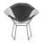 Diamond Chair Black Frame