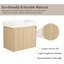Meuble-lavabo simple 24 po avec plateau en résine Mikasia-590334242