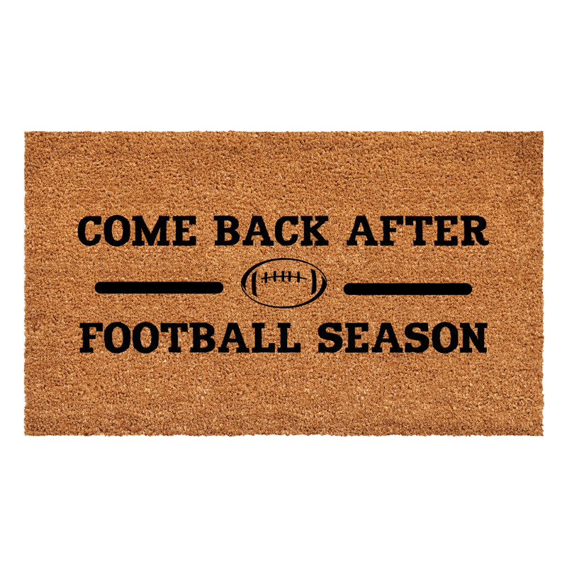 Paillasson Come Back After Football Season, L 17 po x L 29 po