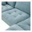 Canapé modulaire convertible Modern, ensemble de canapé réversible en forme de L avec coussins gratuits, canapé-lit en velours 4 places avec repose-pieds en suède pour salon, appartement, bureau, 3 couleurs
