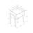 Elegant Nightstand, Nightstand, Accent Table, Small End Table With Open Storage Cabinet-106882571