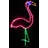 Large Flamingo Nautical Holiday Lighted Display