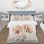 Ensemble de housse de couette en microfibre / polyester Peach Beige Minimalisme-1265379310