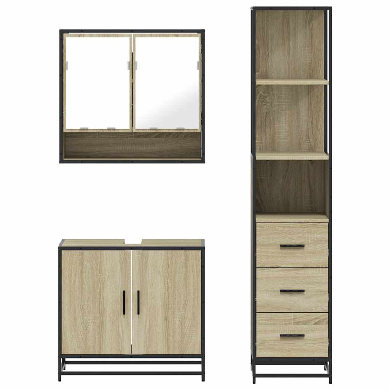 Bathroom Furniture Suite, Sonoma Oak
