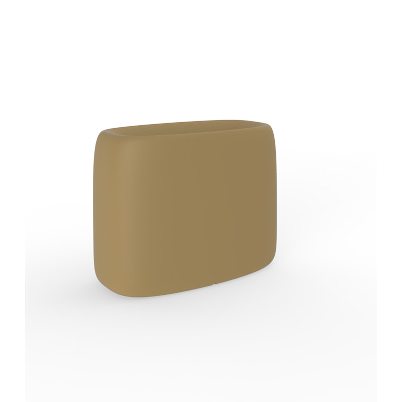 Jardiniere Resin Pot Planter, 23.25" H x 30" W x 15" D, Taupe