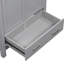 Armoire de salle de bain 60 po grise, double meuble-lavabo et tablette efficace - solution élégante dans les lavabos avec rangement fonctionnel-1585572858