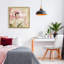 Cadre flottant rétro Jardin Rouge, design par Sophie 6-700012587-700012588