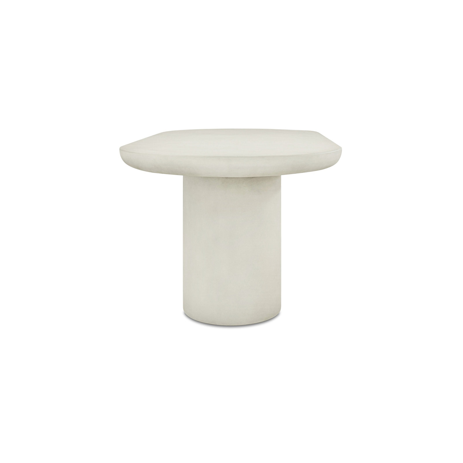 Ansel 83" Patio Dining Table, Cream