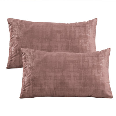 Textured Velvet Textured Rectangular Pillow Cover