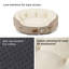 Lit pour chien et chat rond pour petits animaux de compagnie, nid lavable en peluche avec base antidérapante, intérieur-112669762-113029142