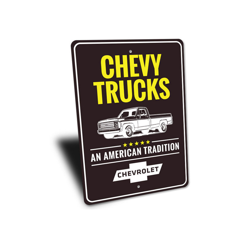 Plaque en aluminium American Tradition, H 18 po x l 12 po x P 0,06 po