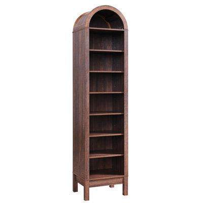 Armoire de rangement pour chaussures de 70 po de hauteur, organisateur de chaussures en bois à 8 niveaux avec tablettes réglables, étagère à chaussures autoportante pour vestibule, couloir et salon
