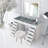 Makeup Table With Rectangle Mirror