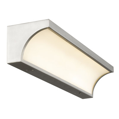 Meuble-lavabo à DEL de 24 pouces en nickel brossé pour salle de bain, haute efficacité avec 420 lumens de 15 W, 3 choix de température de couleur 3000 K 4000 K 5000 K, gradateurs compatibles à intensité variable, verre sérigraphié, intérieur