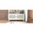Trexm Boho Rattan Entryway Bench With Storage, Cushioned Shoe Bench With Double Doors, Wooden Shoe Organizer Bench For Entryway And Hallway (White)-371117882
