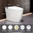 Non-Electric Bidet Toilet, MAP 1000g Powerful Flush Smart Toilet with Lady/Rear Wash, Foot-kick Flush, ADA Comfort Seat Height (Power Free)-117215154