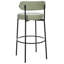 Rodin Upholstered Counter Stool with Metal Frame-679684316