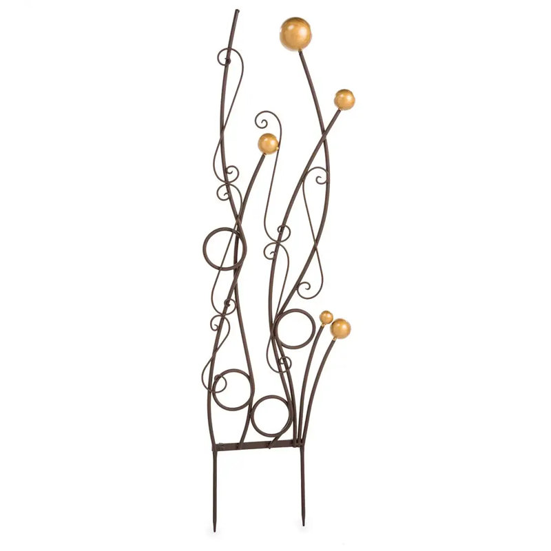 Treillage en fer de style abstrait