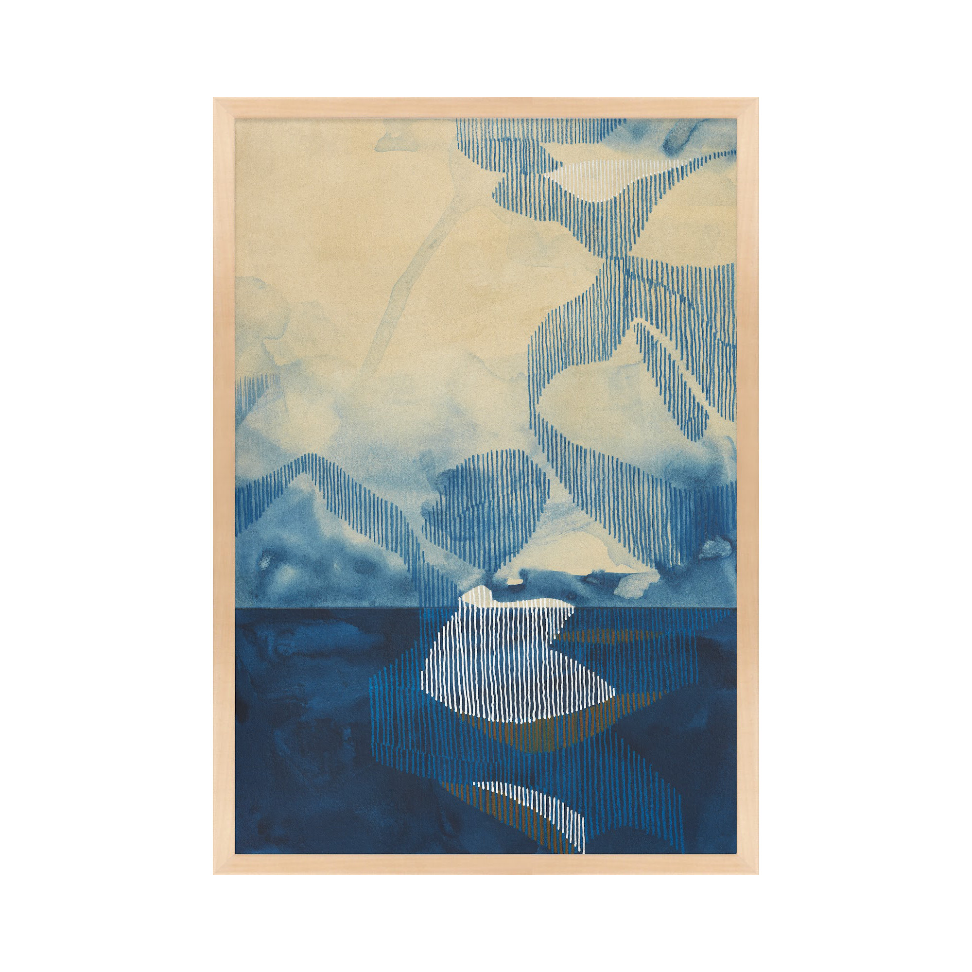 Far North 1 by Jacques Pilon, Brown, 20" H x 14" W x 1.25" D
