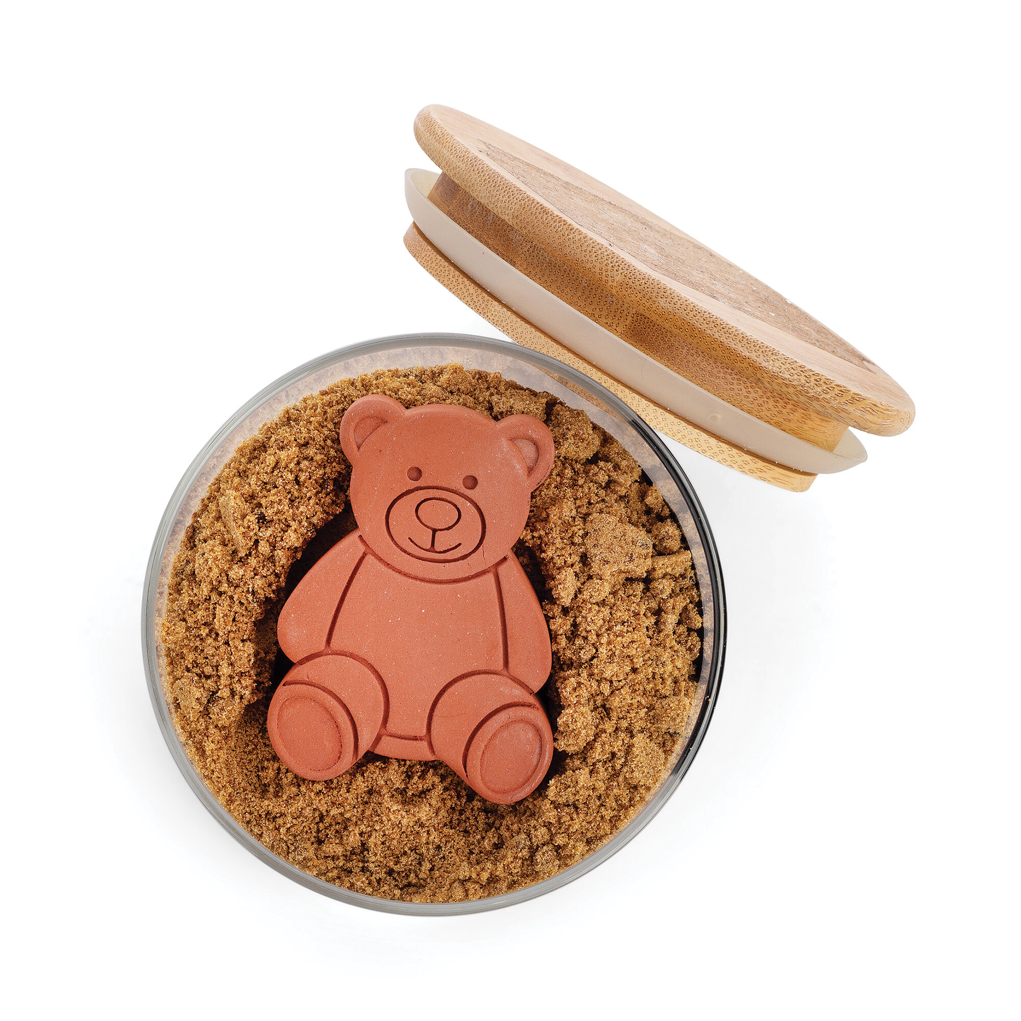 Terracotta Bear for Sugar Jars