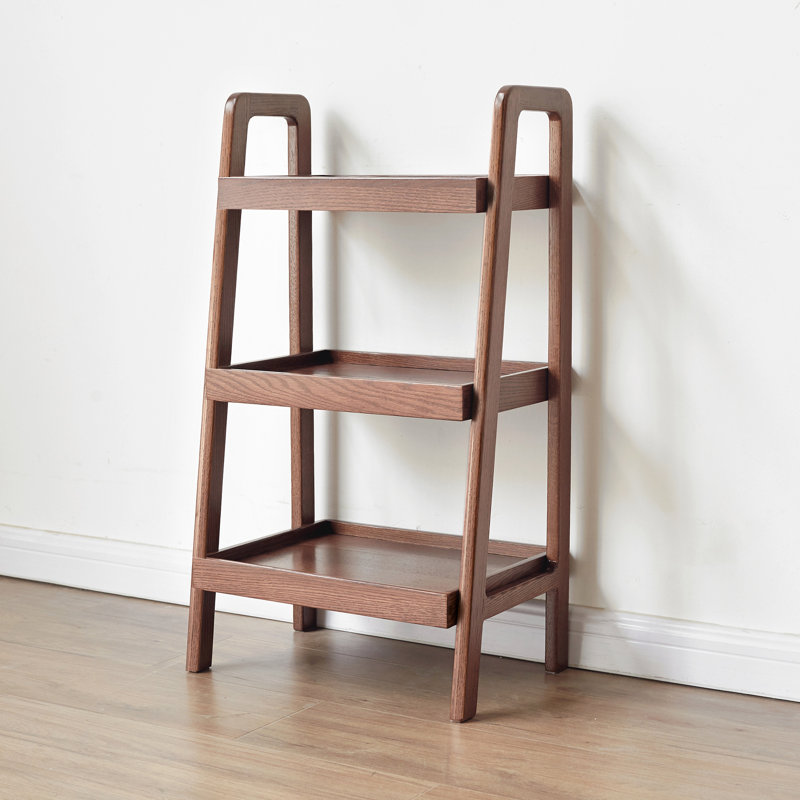 Margelene 6 Pair Solid Wood Shoe Rack, Walnut