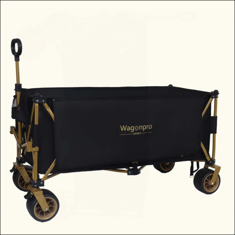 Très grand chariot utilitaire pliable très long de 51 pouces - Capacité de 480 lb. Structure ultra-stable brevetée 1: 6 plis peu encombrant et roues tout-terrain de 7 po. Aucun assemblage requis