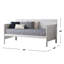 Lit de jour simple sans couchette Debellis, lit d'invité, lit plat, cadre de lit-99335356