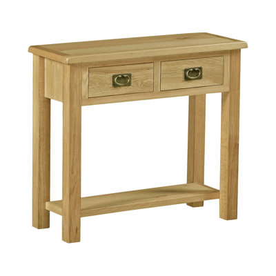 Benjamin Petite 85cm Solid Wood Top Console Table