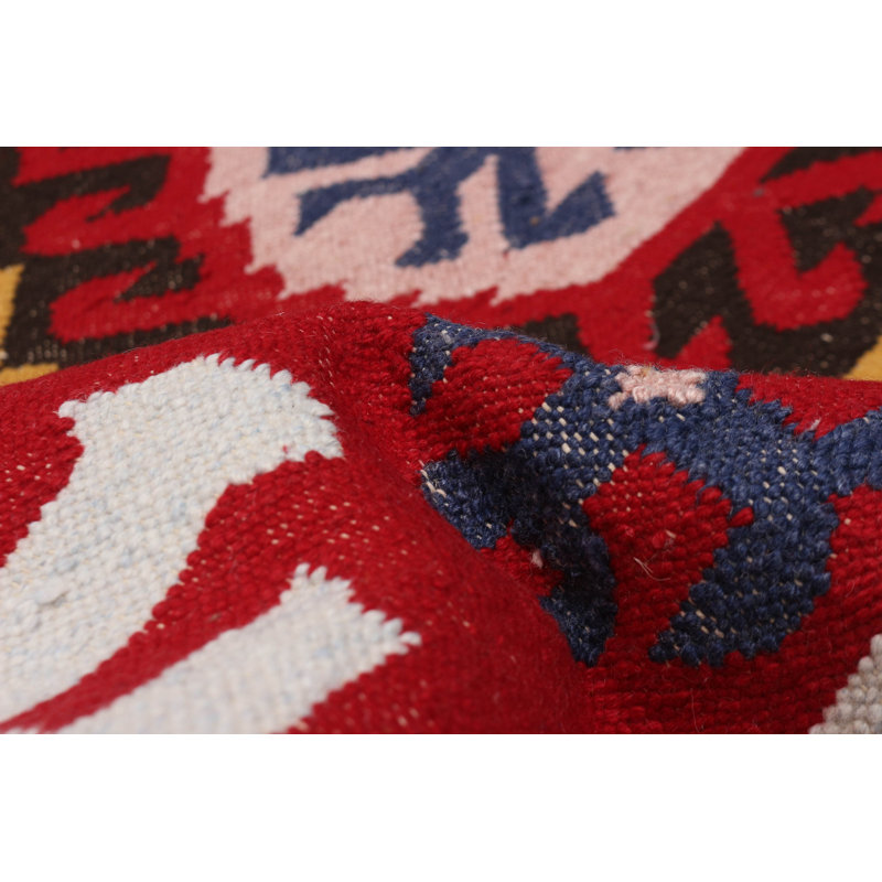 Kilim rouge Ankara 5 pi 0 po x 7 pi 11 po