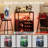 Bar Cabinet with LED Lights Removable Wine Storage Cabinet