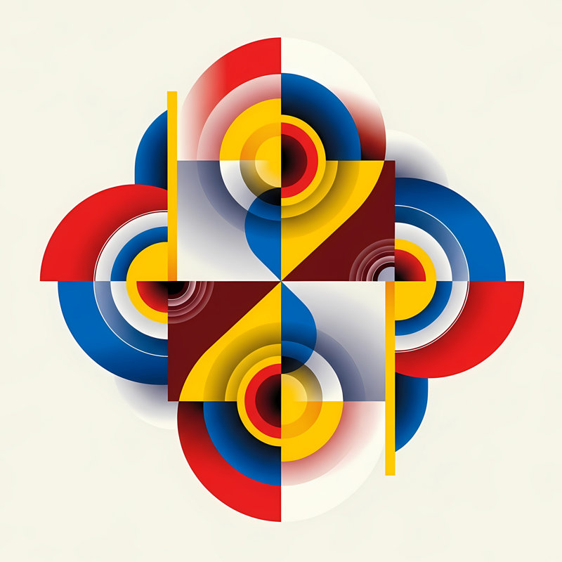 Fragmented Balance, 24" H x 24" W
