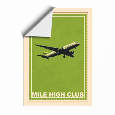 Mile High Club Retro - Framed Print