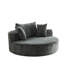 Fauteuil pivotant à 360 degrés Fluffy Chenille-825257887