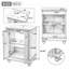 Meuble-lavabo moderne de 24 po de conception simple et élégante avec rangement à fermeture douce-1760482347